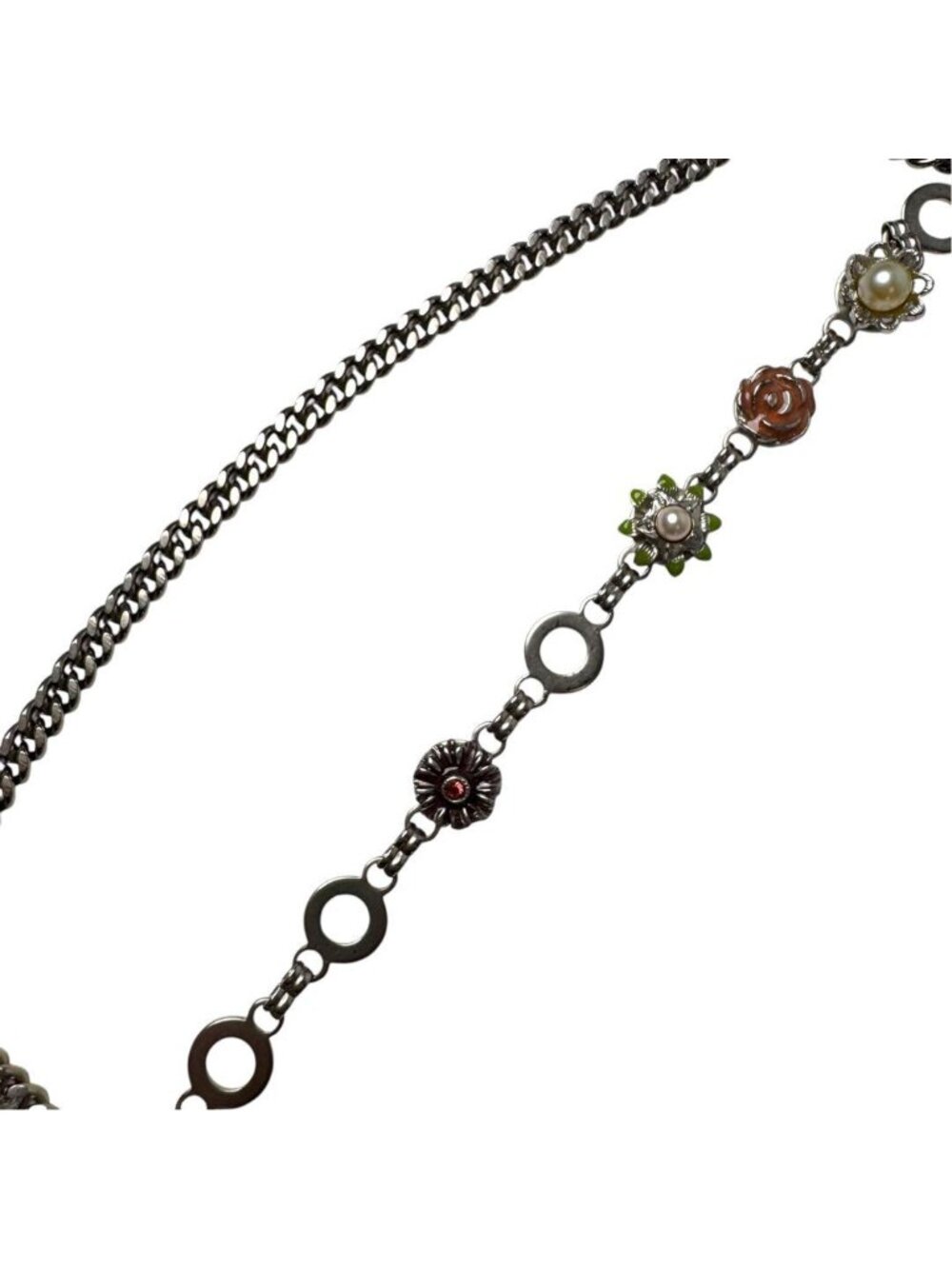 Chanel 05P Floral Chain Belt Necklace 2-Way CC Logo - Picture 13 of 14